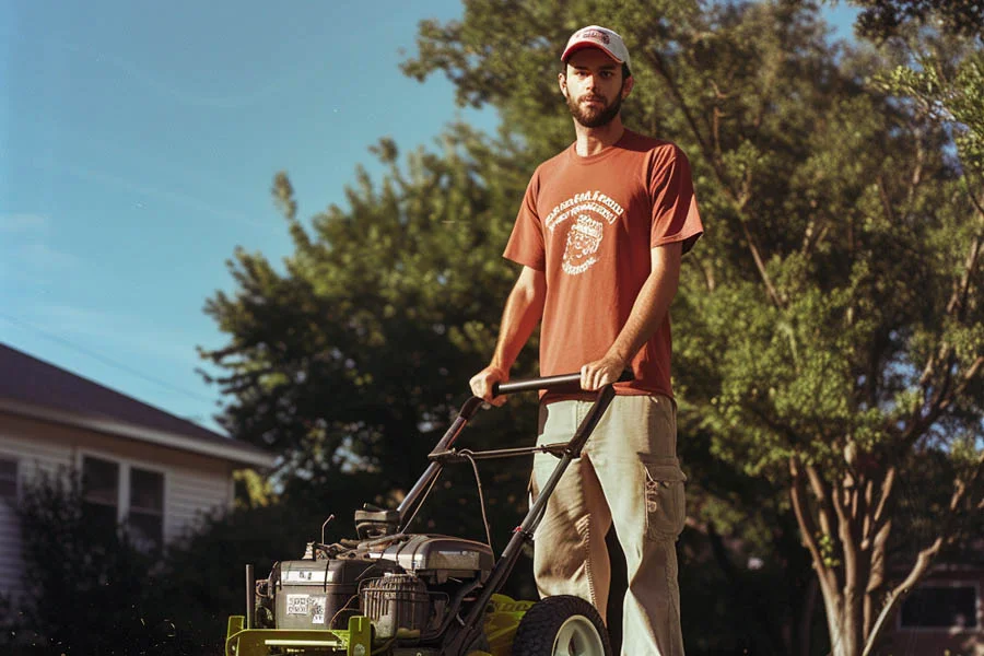 electric walk behind lawn mowers